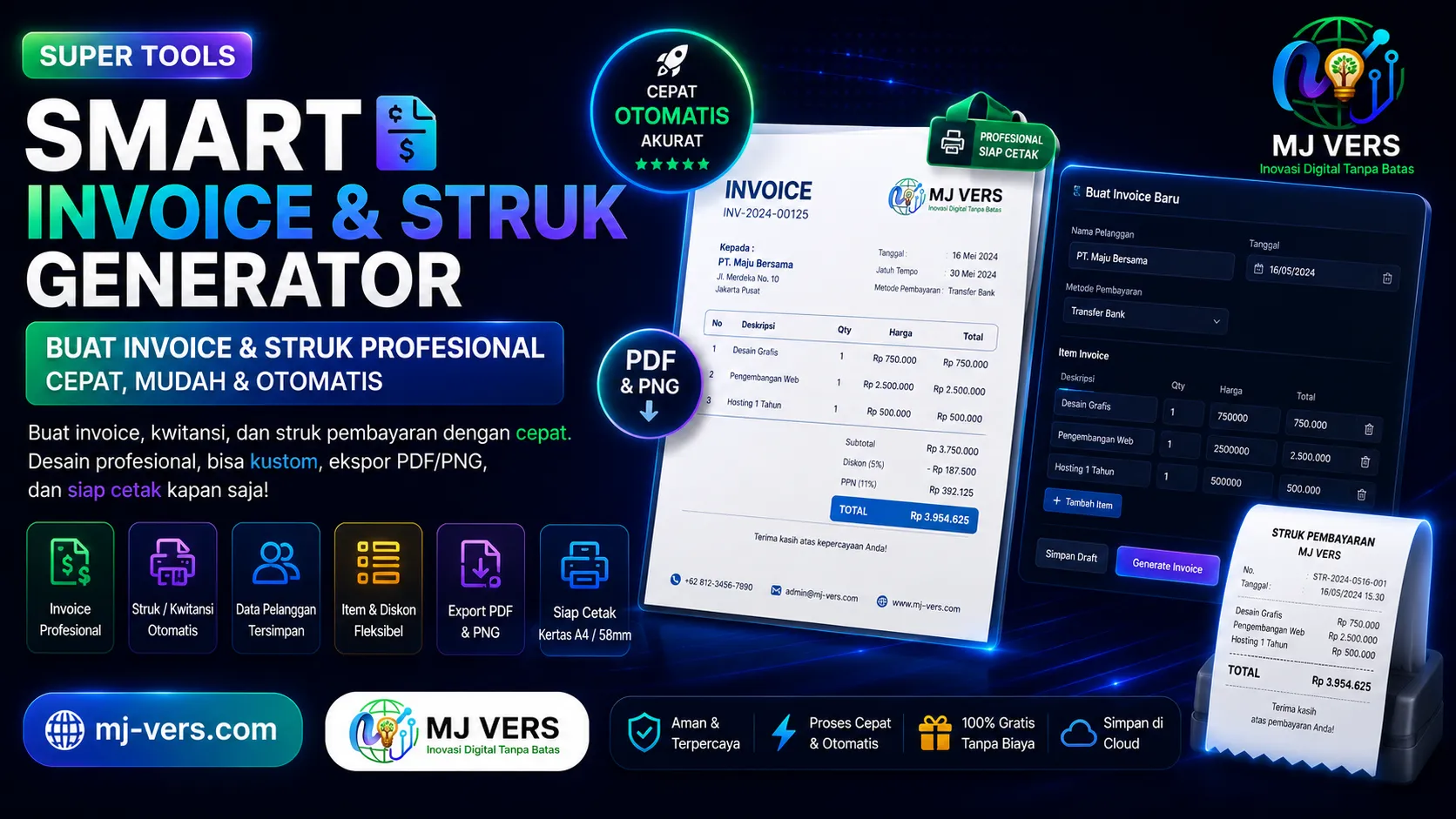 Struk Belanja Otomatis