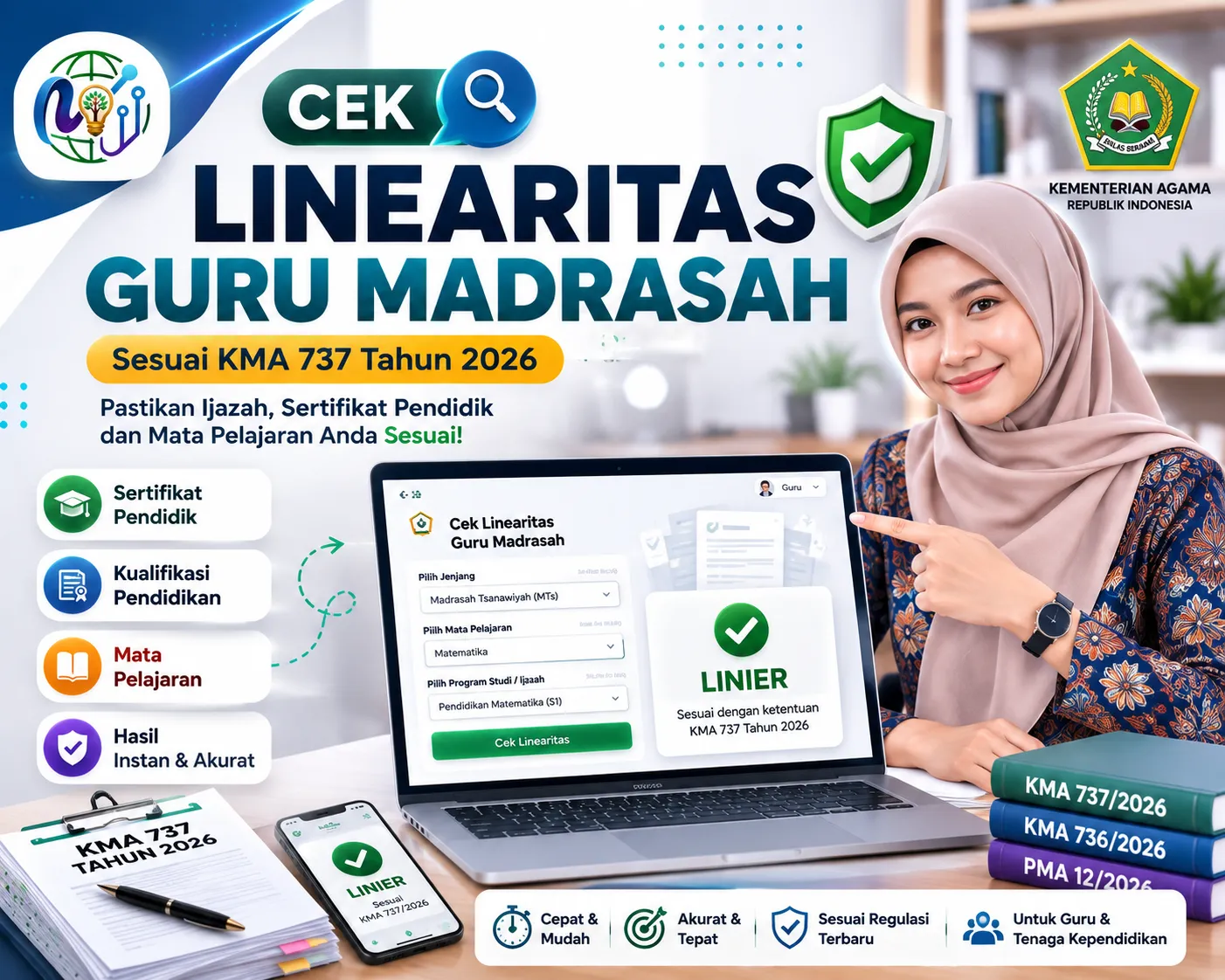 Cek Linearitas Guru Madrasah 2026 Sesuai KMA 737