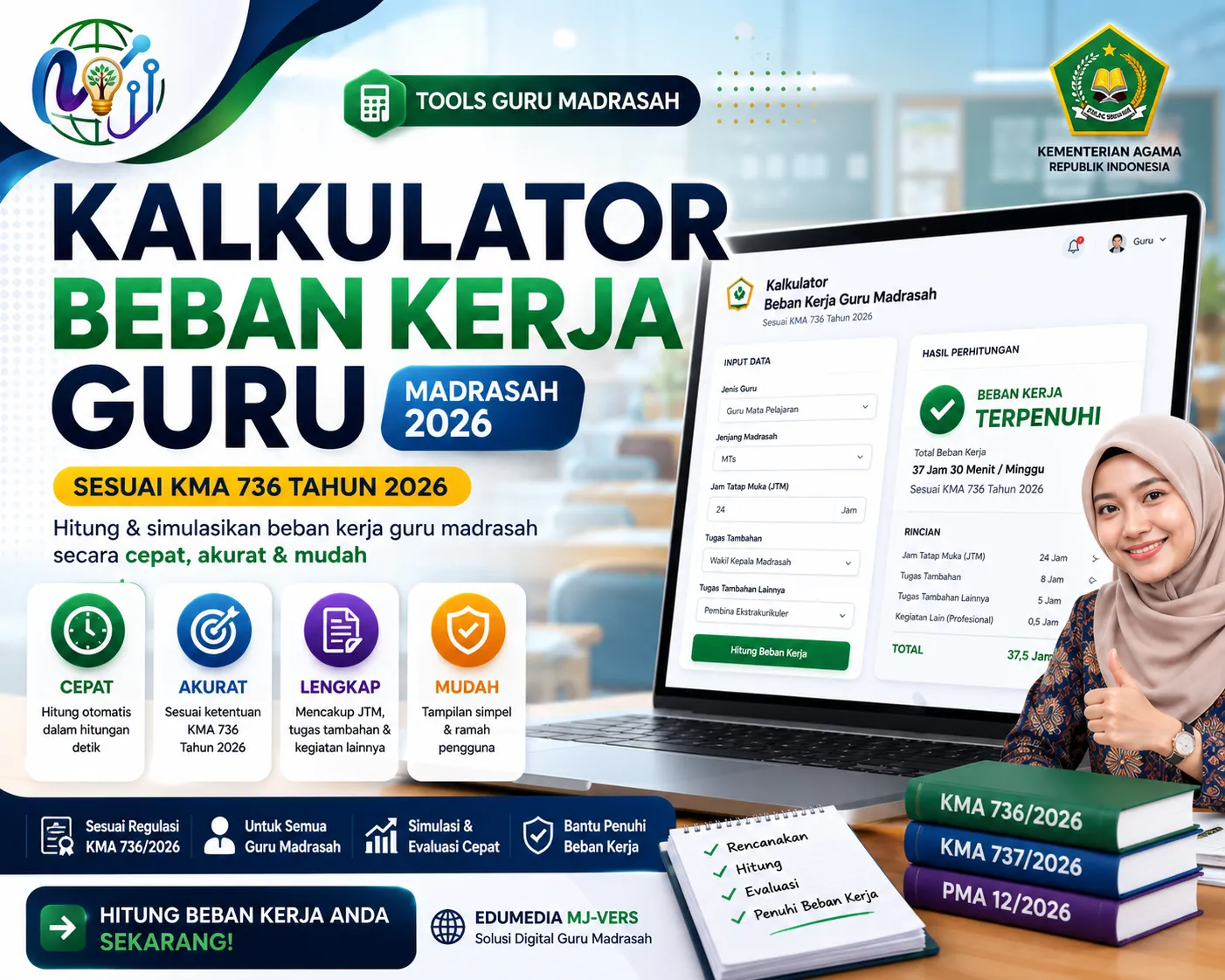 Kalkulator Beban Kerja Guru
